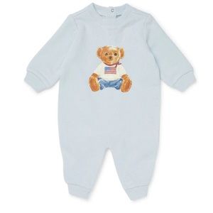 Ralph Lauren Fleece Polo Bear Coverall